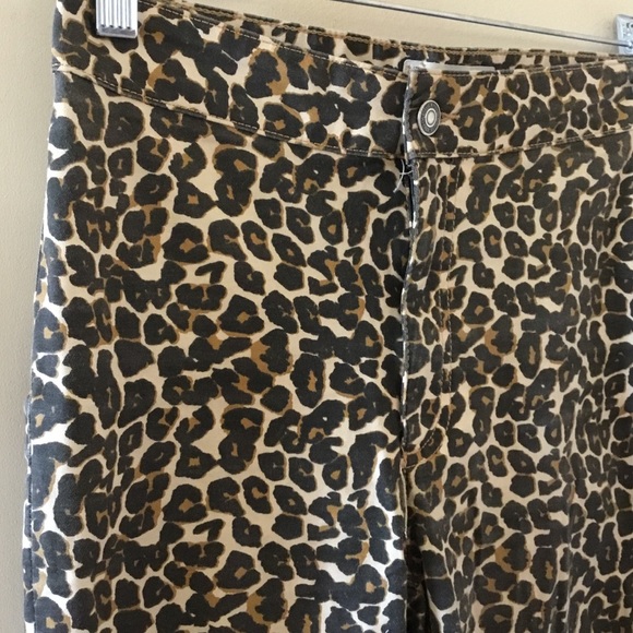 Free People We The Free High Rise Leopard Print Skinny Jeans - Picture 9 of 13